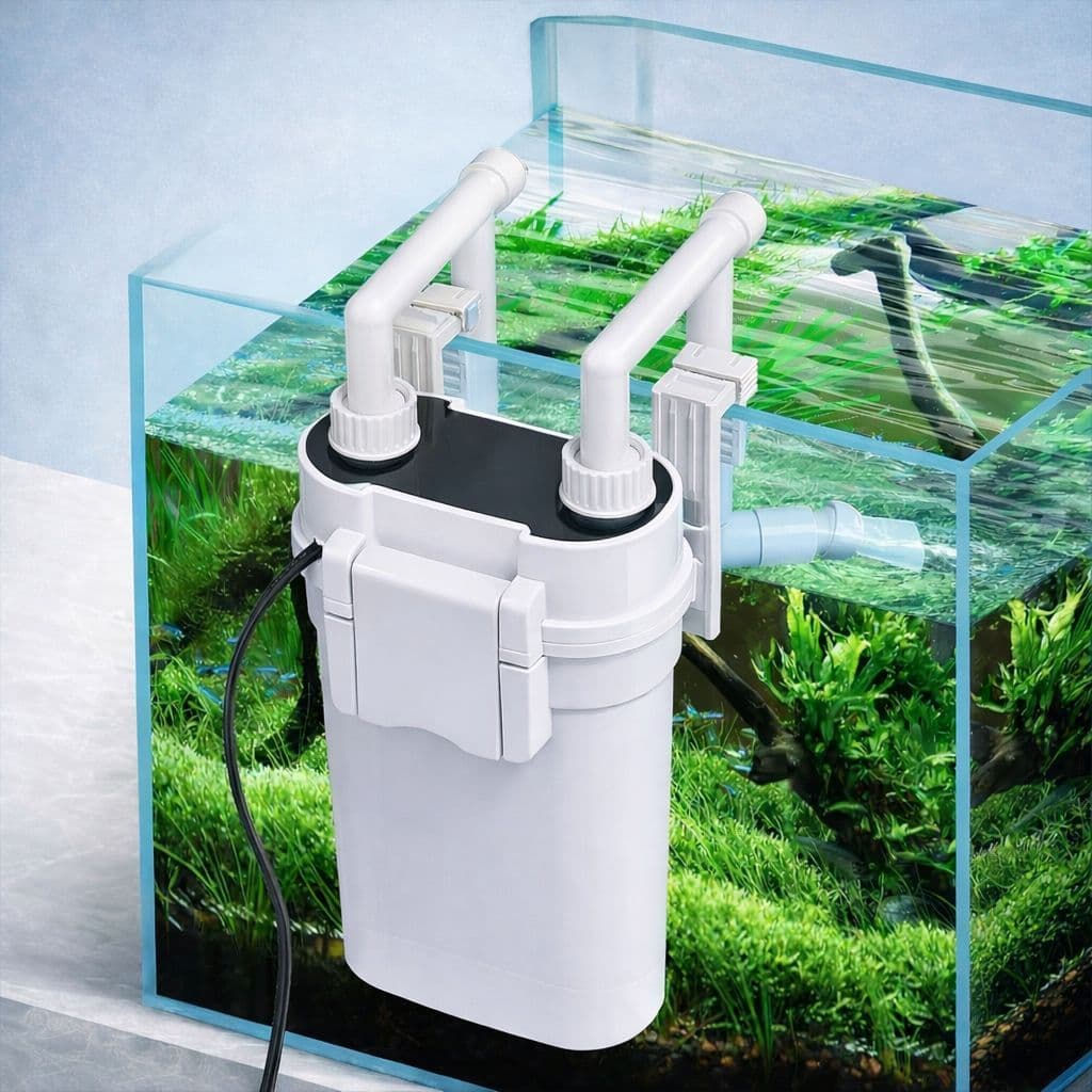 Filtro Externo Hang On Aquatank Mini Canister 300 l/h a 350L/h Para Aquário De Até 70L