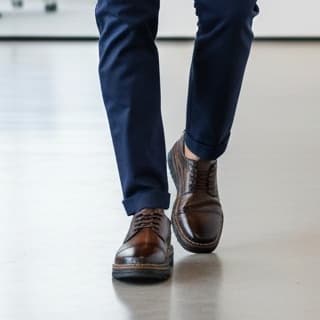 Sapato Oxford Social Masculino Luxo Derby Brogue Confortável