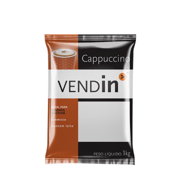 Cappuccino Canela Solúvel em Pó Vedin 1kg