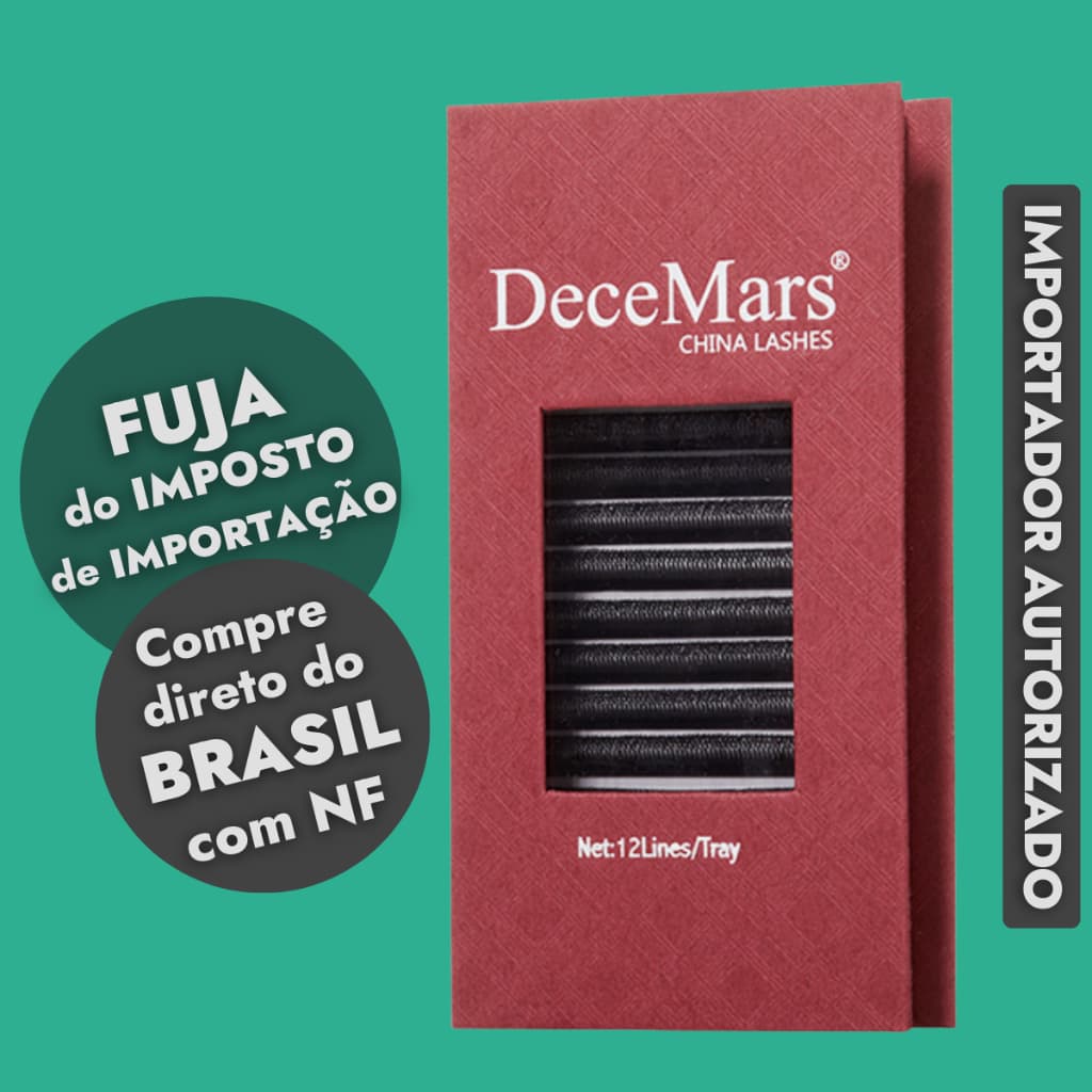 Cílios 8D (4D Duplo) W Decemars Volume Egípcio Alongamento Extensão De Cílios Cilio Tamanho MIX