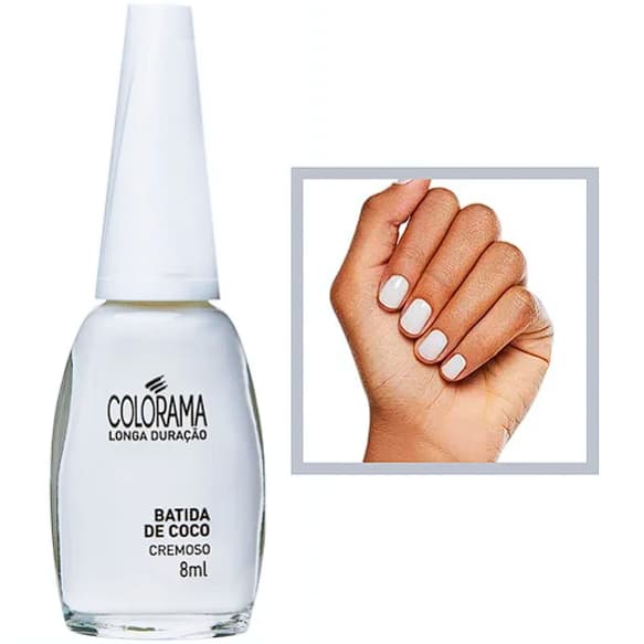 Esmalte Colorama Cremoso Batida de Coco 8ml