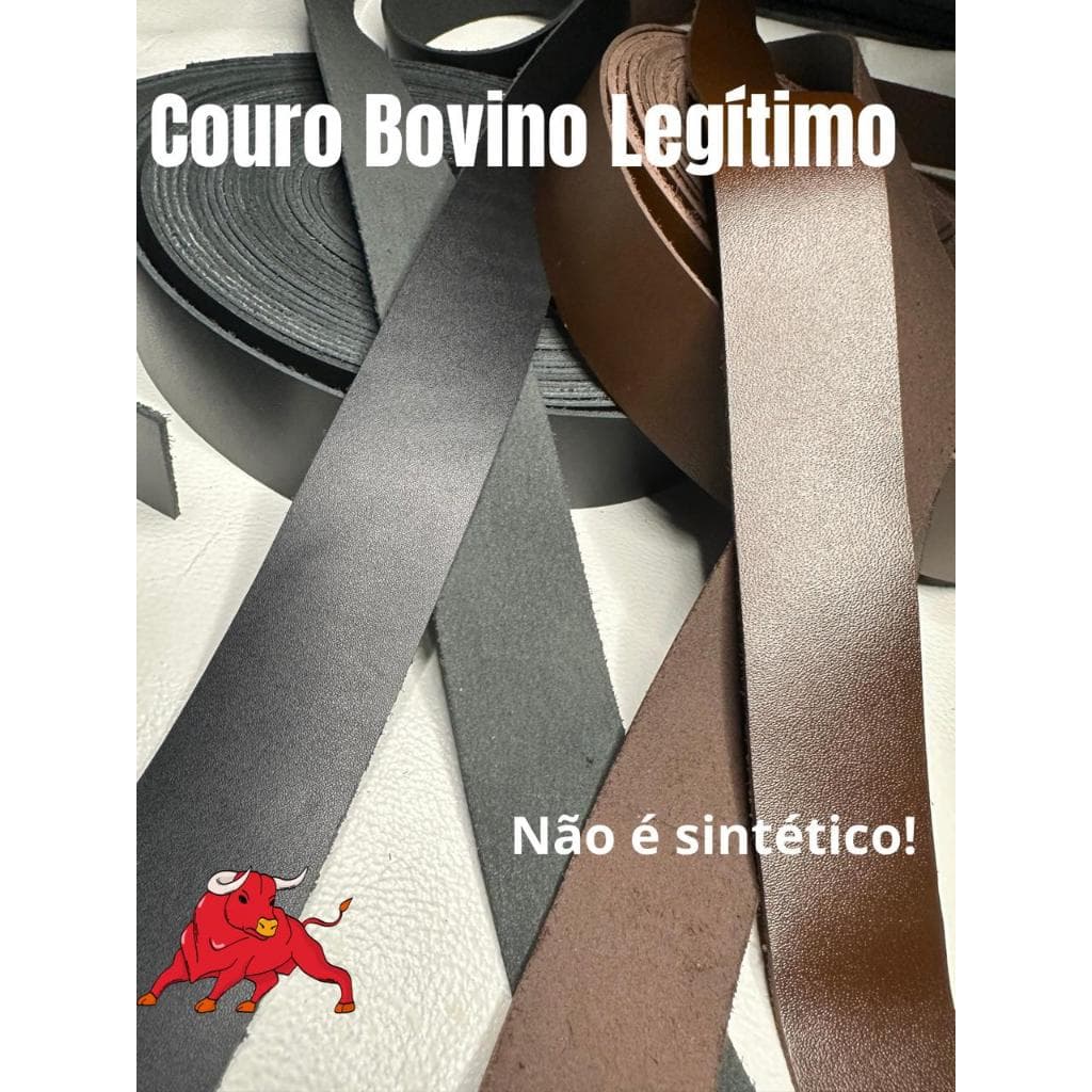 TIRAS DE COURO LEGÍTIMO - 3,5cm largura x 2 mm de diâmetro - A PARTIR DE 1,30metros - NÃO É SINTÉTICO - COURO BOVINO