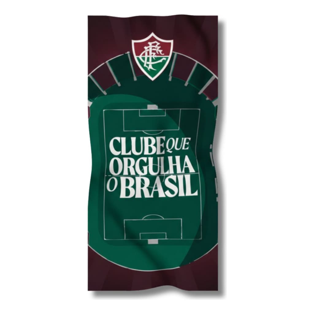 Toalha Praia Banho Aveludada Futebol Fluminense Lepper Original