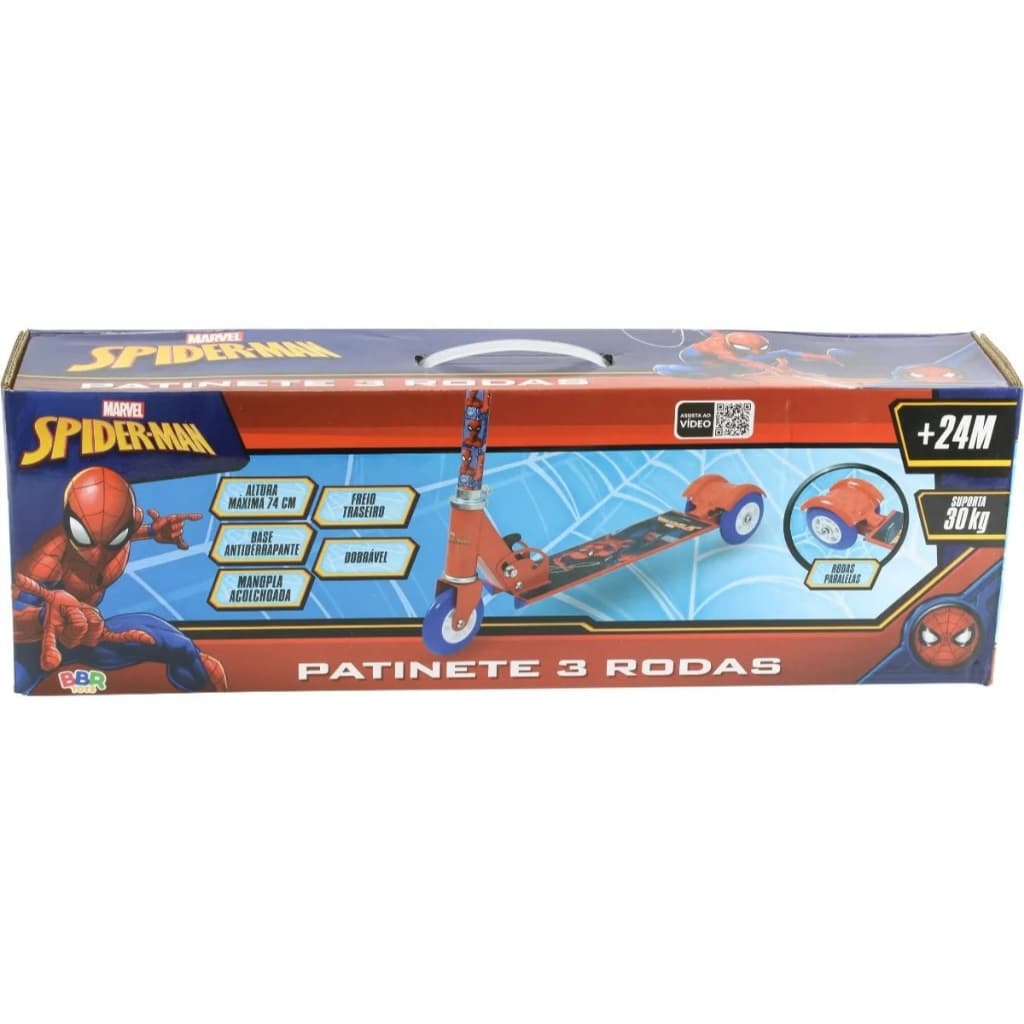 Patinete Homem Aranha Patinete 3 Rodas