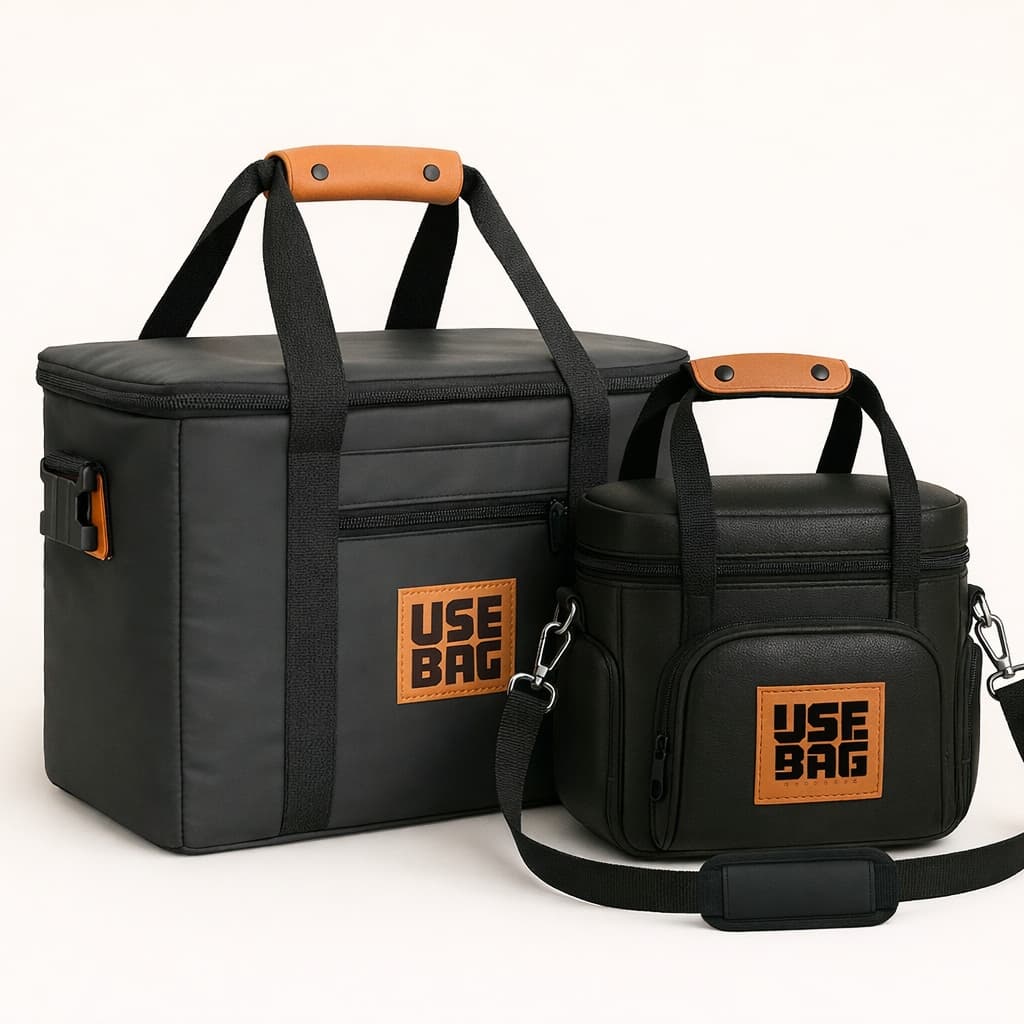 Kit Bolsa Térmica 15 Lt Grande Cooler Marmiteira Lancheira Viagem Praia Impermeável Porta Marmita