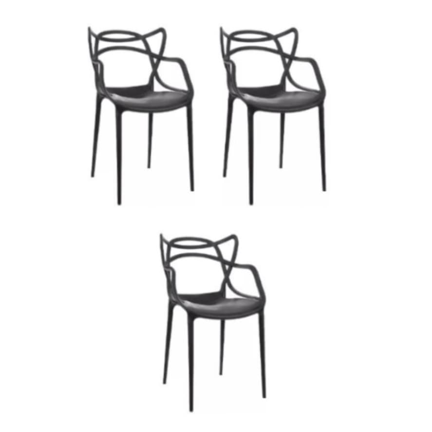 Kit 3 Cadeiras Allegra Estilo Moderno – Alta Qualidade com Melhor Preço