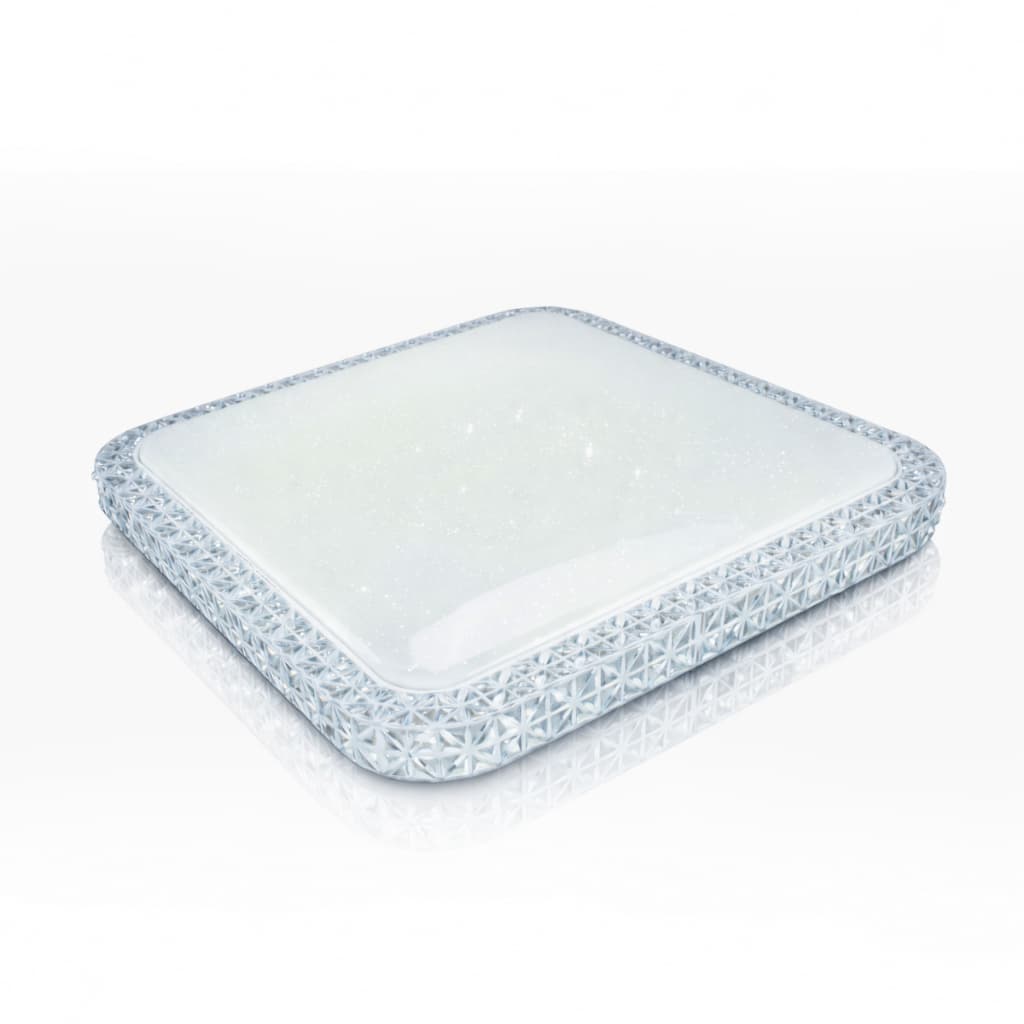 Plafon LED Quadrado 50W Teto Moderno Iluminação Forte e Uniforme Ideal Para Quarto Sala de estar