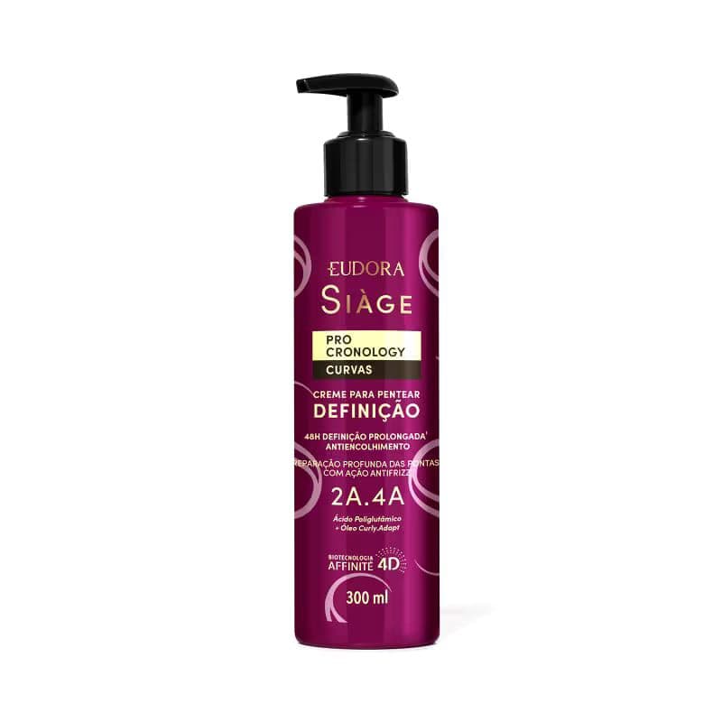 Creme para Pentear Definição Siàge Pro Cronology Curvas 300ml