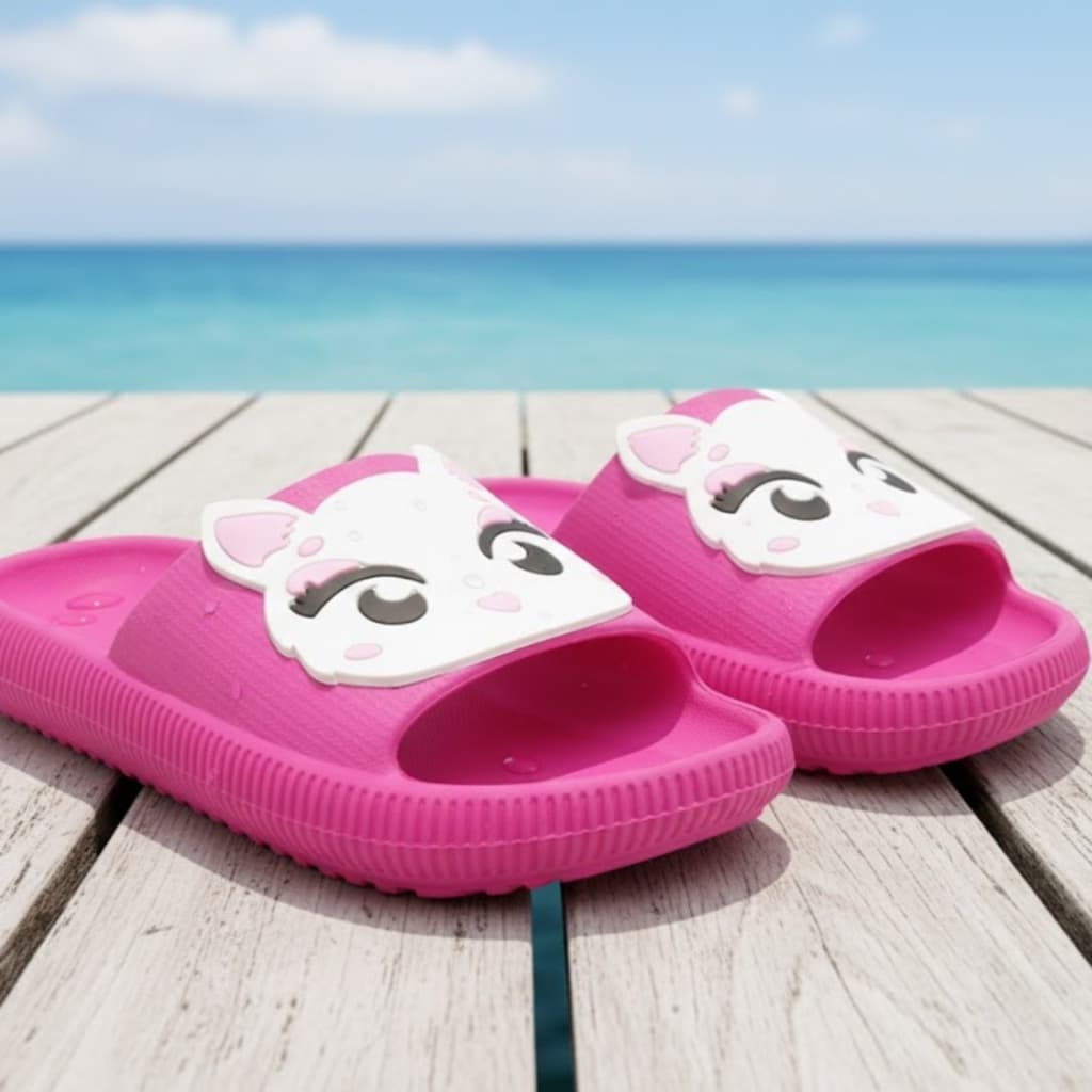 Chinelo Feminino Infantil Vários Modelos Menina Criança Gatinha Original Promoção Confortável