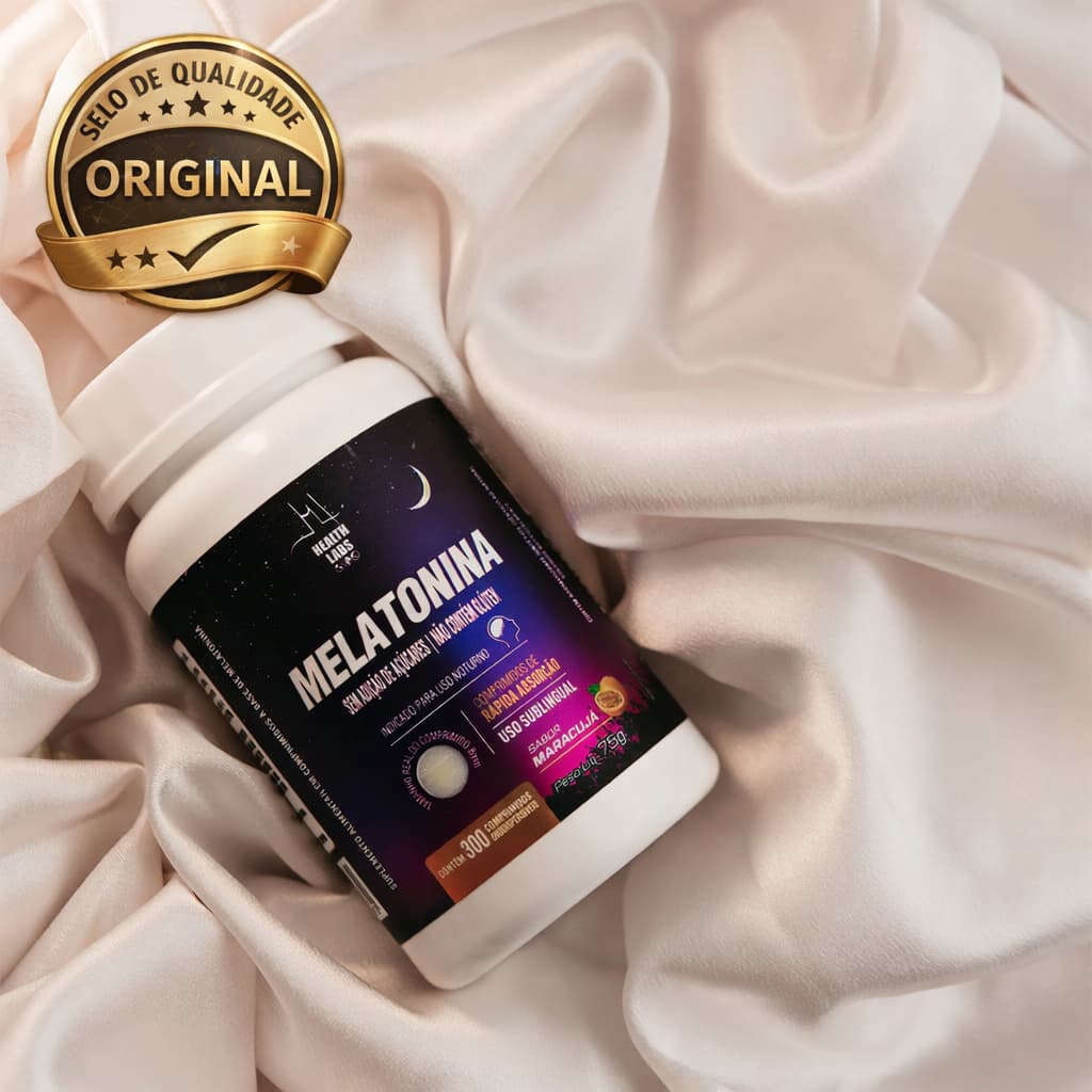 Melatonina Sublingual Sabor Maracujá 300 Comprimidos