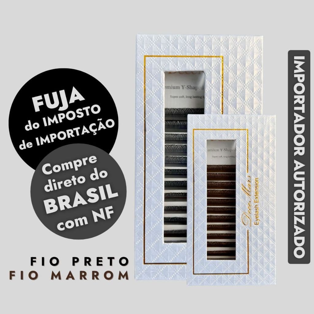 Cílios Y Decemars Mix C D Preto ou Marrom Volume Brasileiro YY Mega Alongamento Extensão De Cílios Escolha Tamanho