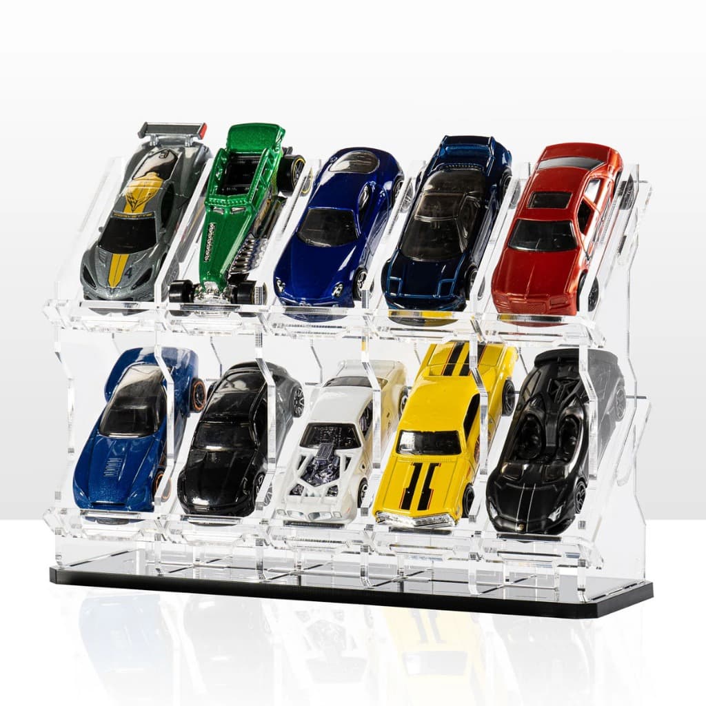 Organizador de Carrinhos Hot Wheels Porta Carrinhos Escala 1:64 Display Coleção ORK