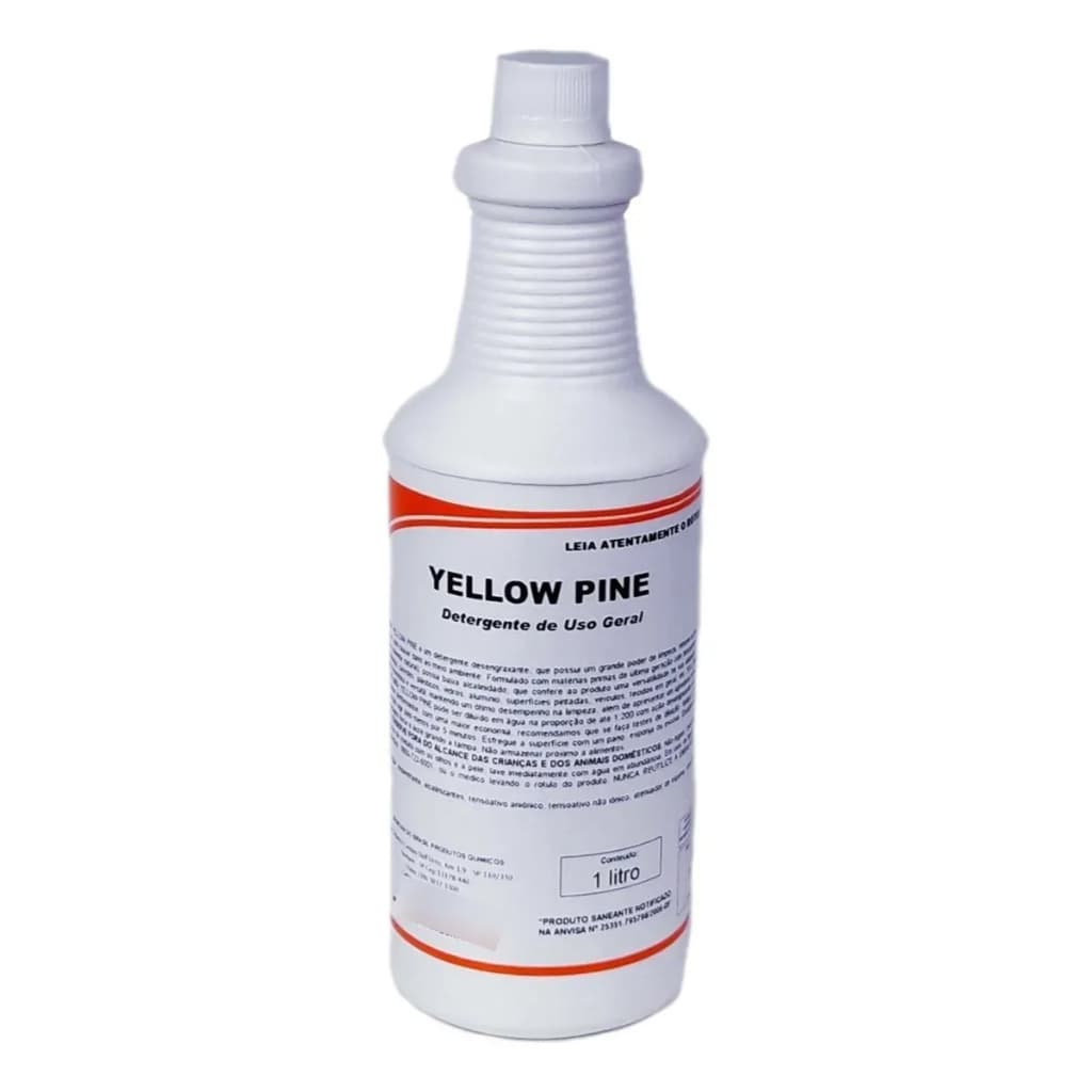 Desengraxante Limpa Pisos Carro Yellow Pine Spartan 1lt Lts