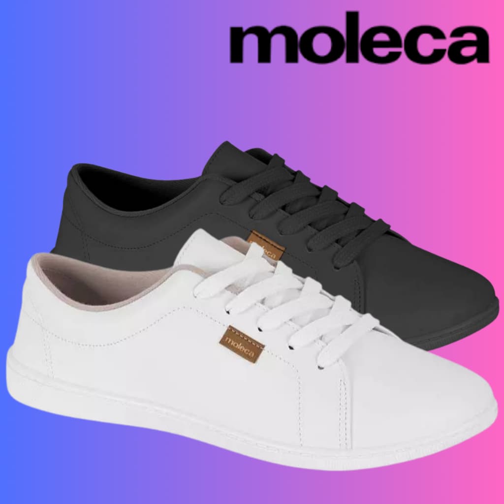 Tênis Feminino Moleca Original Escolar Trabalho Anatômico Confortável Leve 5605.463