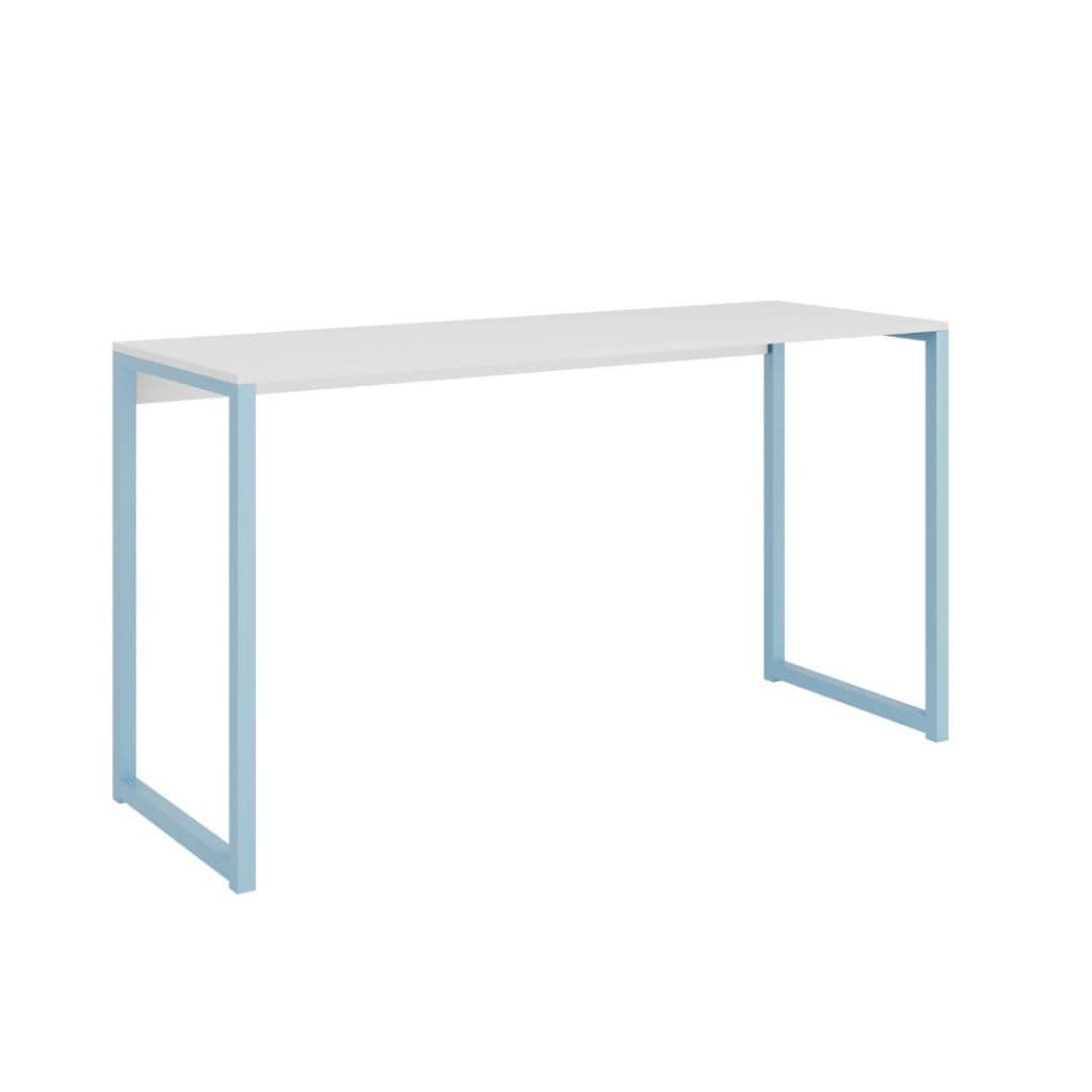 Mesa Industrial Desk 90 Color Casa Escritório Apartamento Branco