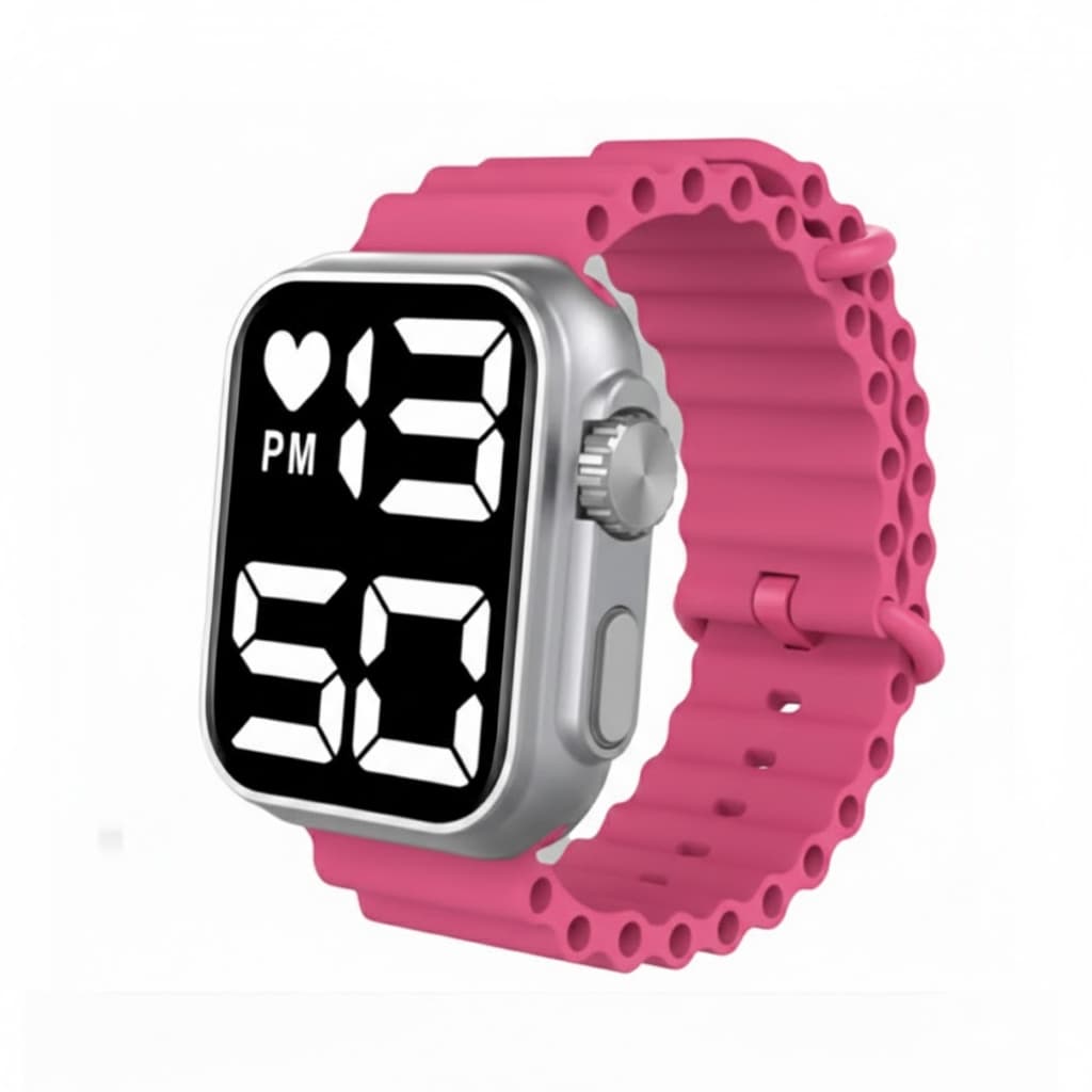 Relógio Digital LED Touch Masculino Como configurar Relógio Digital LED Touch Feminino LED Digital Esportivo