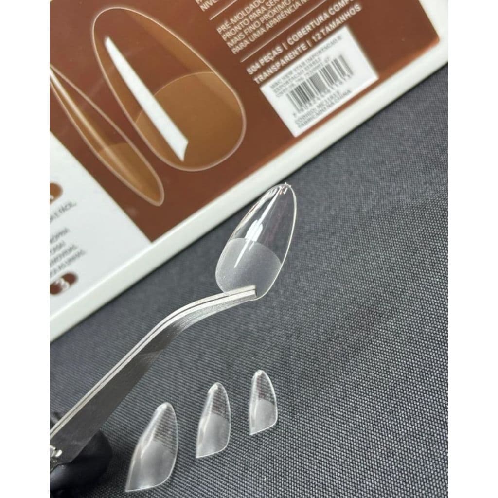 M&C - Soft Gel Postiça Amêndoa Média - 504 peças