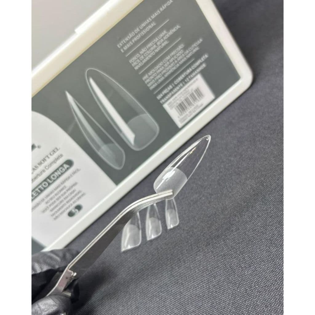 M&C - Soft Gel Postiça Stiletto Longa - 504 peças
