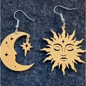 BRINCO SOL E LUA MÍSTICOS FESTA MODERNIDADE VERÃO CARNAVAL