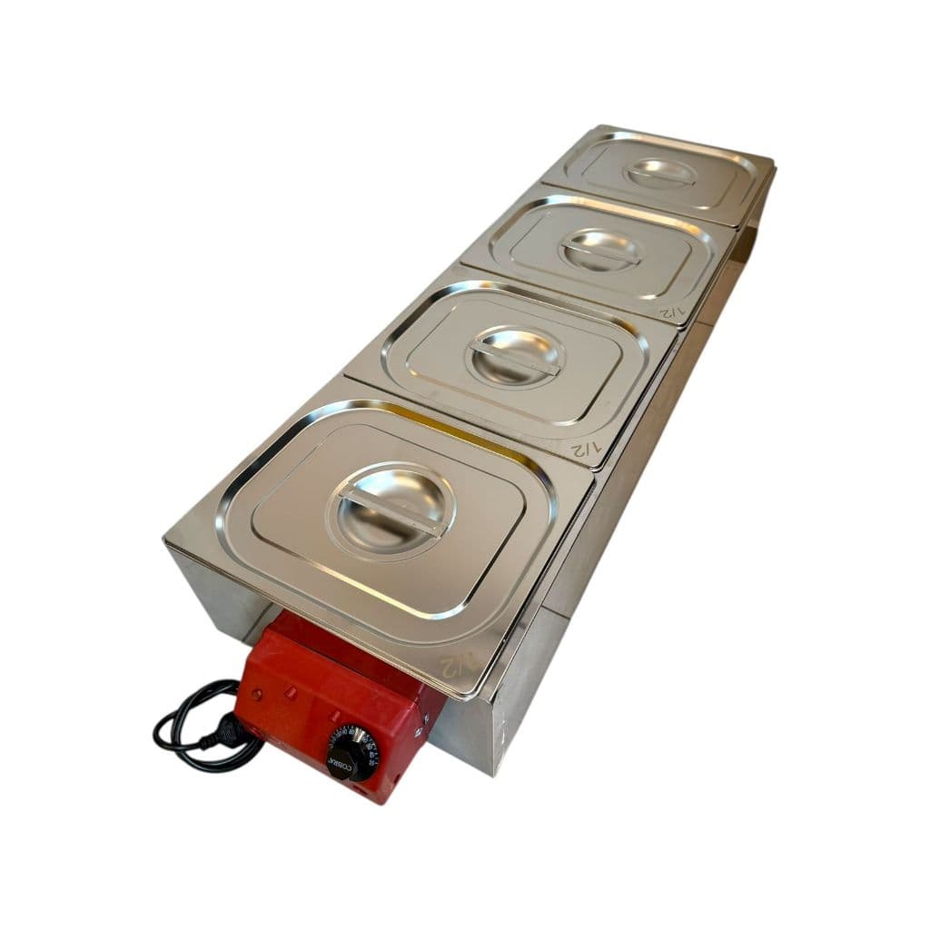 Derretedeira Rechaud Elétrico 4 Cubas 8l Inox