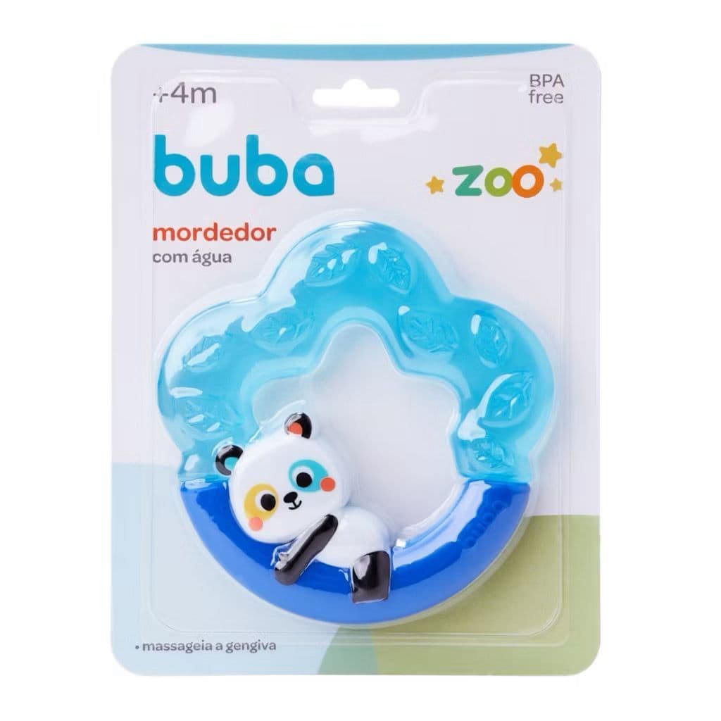 Mordedor Infantil Buba Bebê Ursinho Mordedor de Água Massageador Dente Bebe Brinquedo
