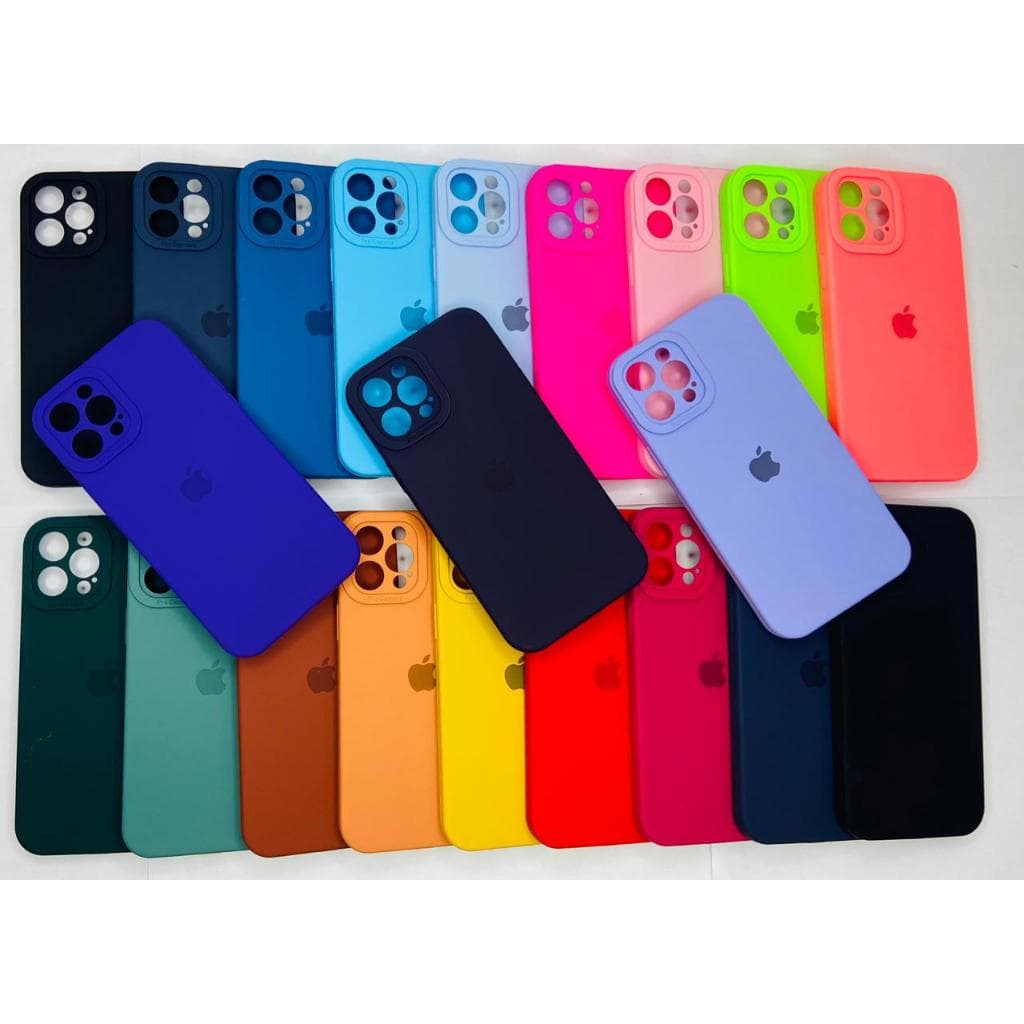CAPA CAPINHA CASE PARA IPHONE 12 PRO MAX  A SILICONE INTERIOR AVELUDADA COM CÂMERA FECHADA......