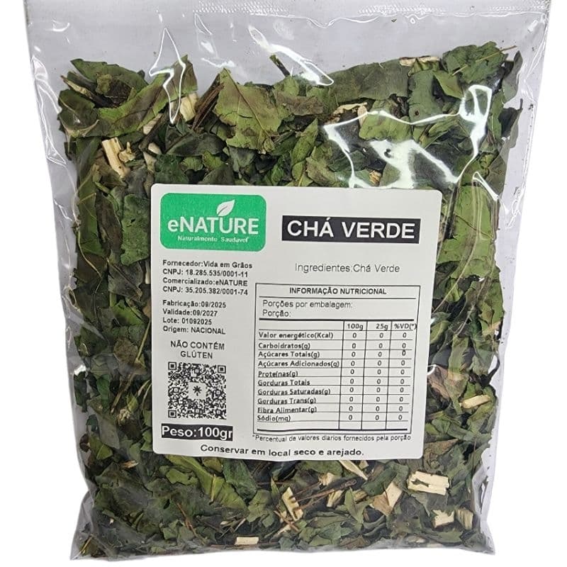 Chá Verde Natural 100% Natural 100gr 300gr 600gr 1kg