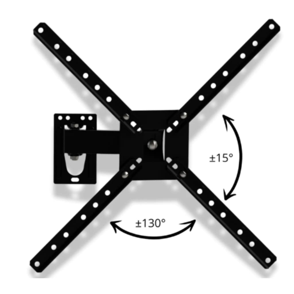 Suporte TV Articulado 10 - 60 Polegadas Brasforma Bra3.0 Preto
