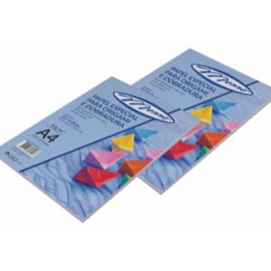 Menno Papel Especial para Origami e Dobradura 50g/m² colorido A4 50 folhas