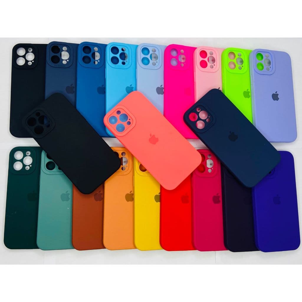 CAPA CAPINHA CASE PARA IPHONE 12 PRO MAX  A SILICONE INTERIOR AVELUDADA COM CÂMERA FECHADA......