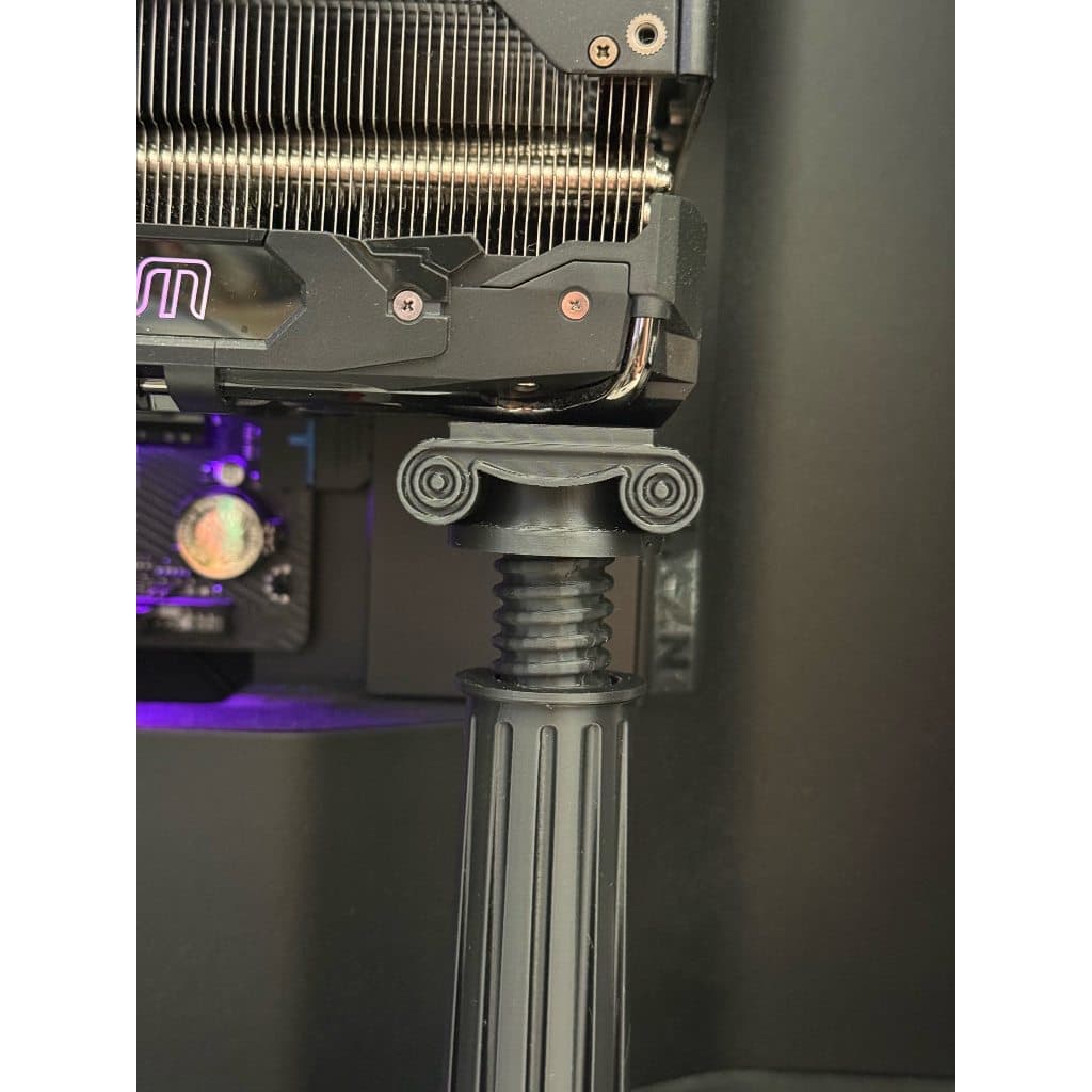 Suporte Anti-Empenamento para Placa de Vídeo – Kit 3 Peças