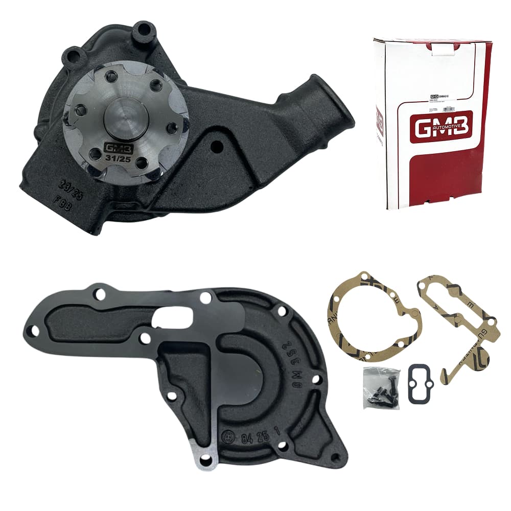 Bomba D'água GMB GMBA313 Motor Mercedes Benz OM352 OM352A Caminhão Ônibus 1111 1113 1313 1513 1518 2013 2213 Com Tampa