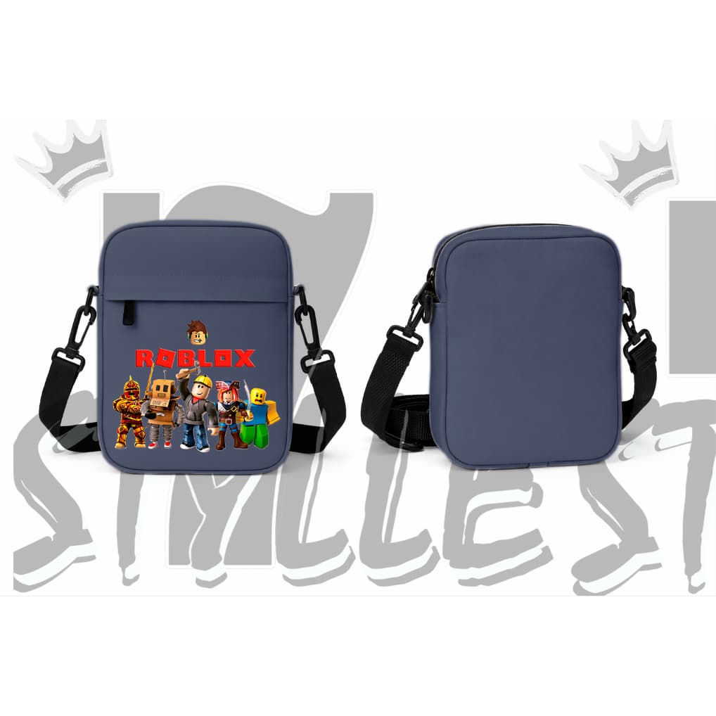 Bag Bolsa Transversal Shoulder Bag Roblox Diversas Cores Bolsa De Ombro Pochete Lateral Unissex