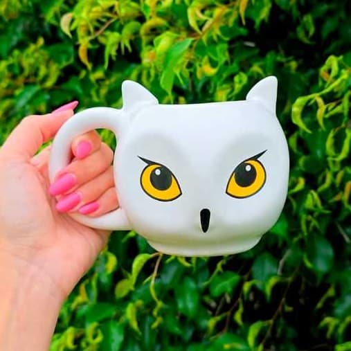 Caneca Coruja 3D corujinha edwigs harry potter 300ml