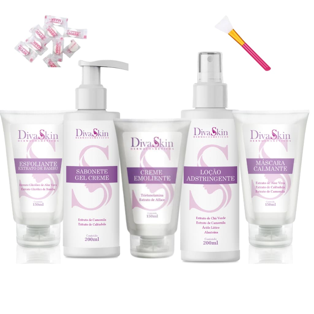 kit limpeza de pele Profissional -DivaSkin