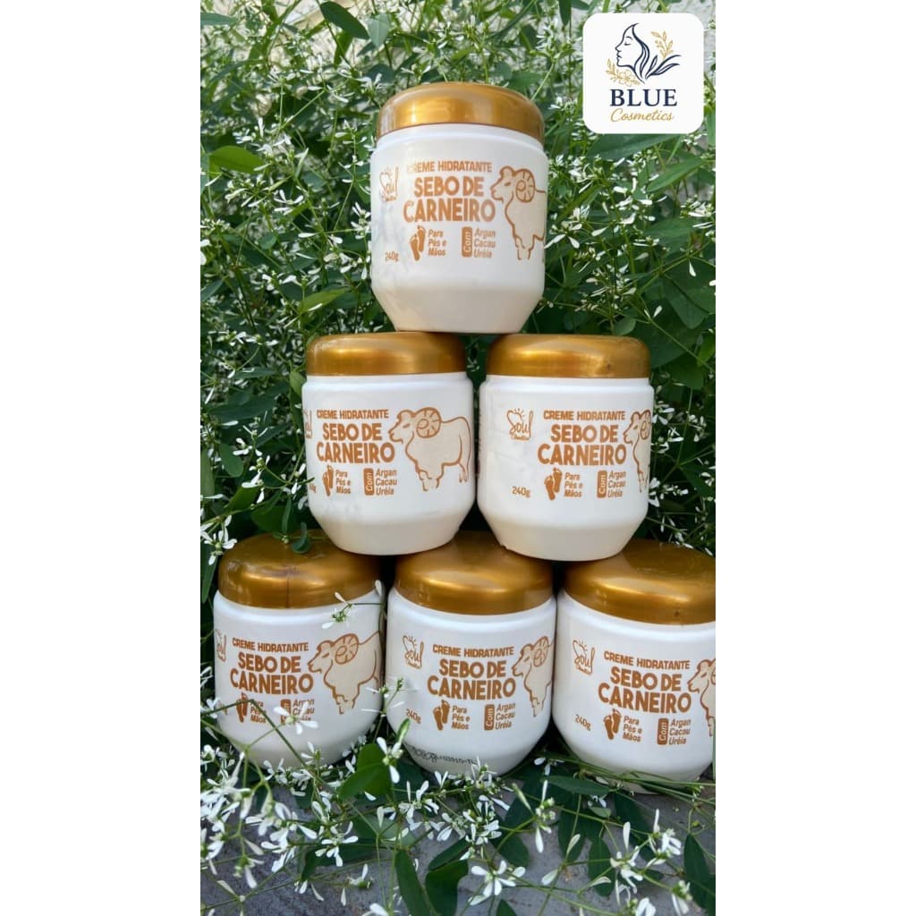 Kit 06 Creme Sebo de Carneiro com Argan 240gr - SOUL