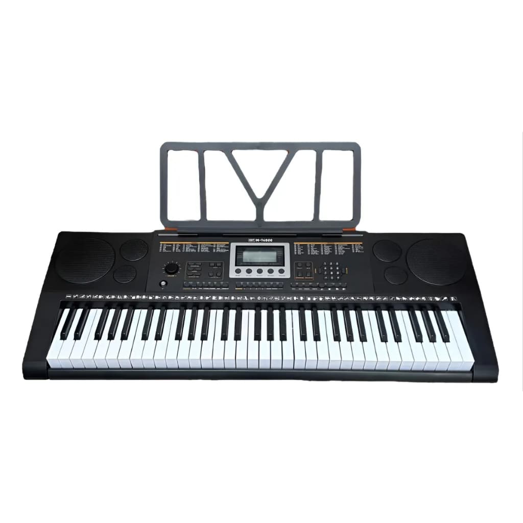 Teclado Musical M-t4500 Mxt 61 Teclas Sensitivas 500 Timbres 127/220v Preto Teclado Musical M-t4500 Mxt 61 Teclas Sensit