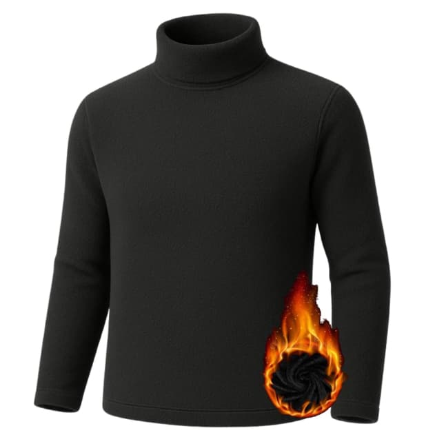 Camiseta Gola Alta Peluciada Tecido Flanelado Camisa Gola Alta Protecao Maxima Frio Frios Intensos