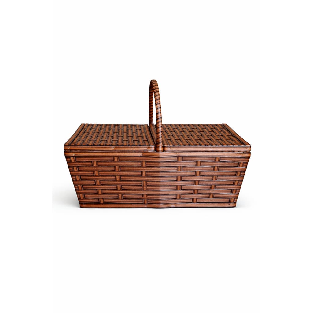 Cesta de Piquenique Fibra Sintética M 40x24x17