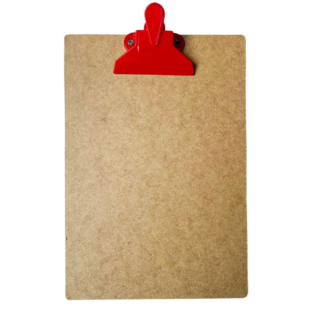 100 Pranchetas Mdf . A4. 215x315mm Com Porta Caneta