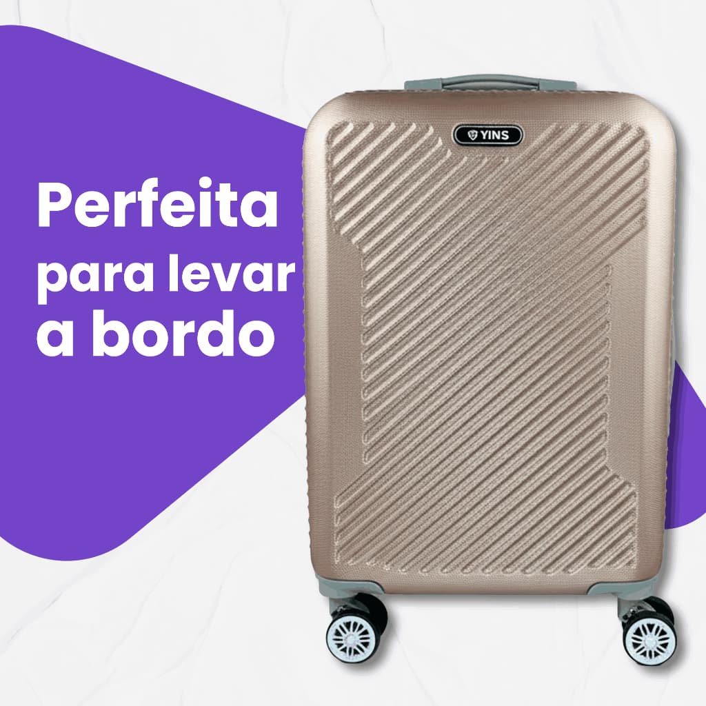 Mala de bordo 10kg Super Espaçosa Resistente Espaçosa com Rodas Romoviveis
