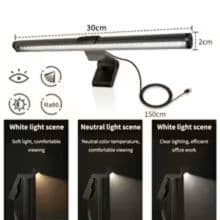 Luz Do Monitor 30Cm Para Notebook Monitor Led 3 Temperaturas De Cores USB Barra De Led Luz Monitor