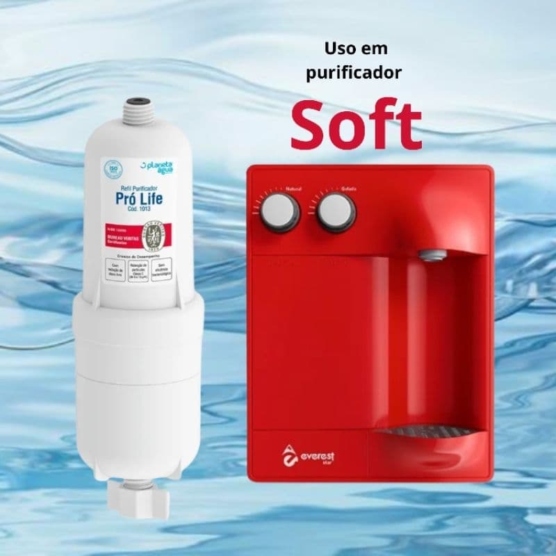 Refil Pro Life Planeta Agua Compativel Soft Plus Slim Baby Star