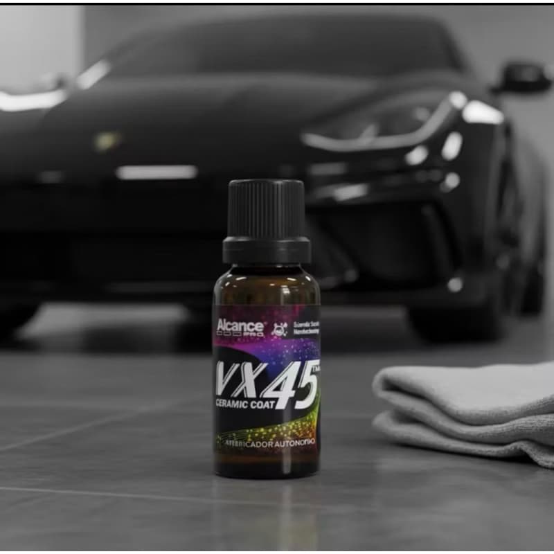 VX45 Vitrificador Ceramic Coat 9H 20ml Para Pintura Automotiva Alcance