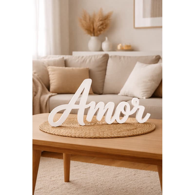 Palavra Decorativa em PLA – Decoração Moderna para Sala, Quarto e Escritório