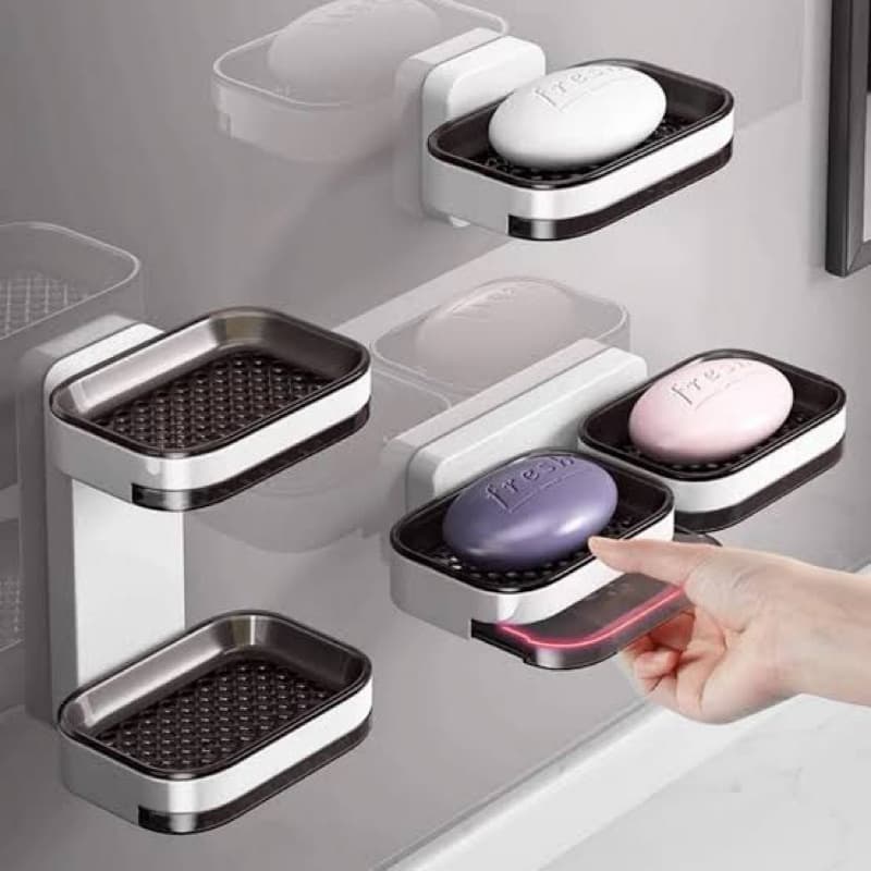 Saboneteira de Parede com Sistema de Drenagem Automática
