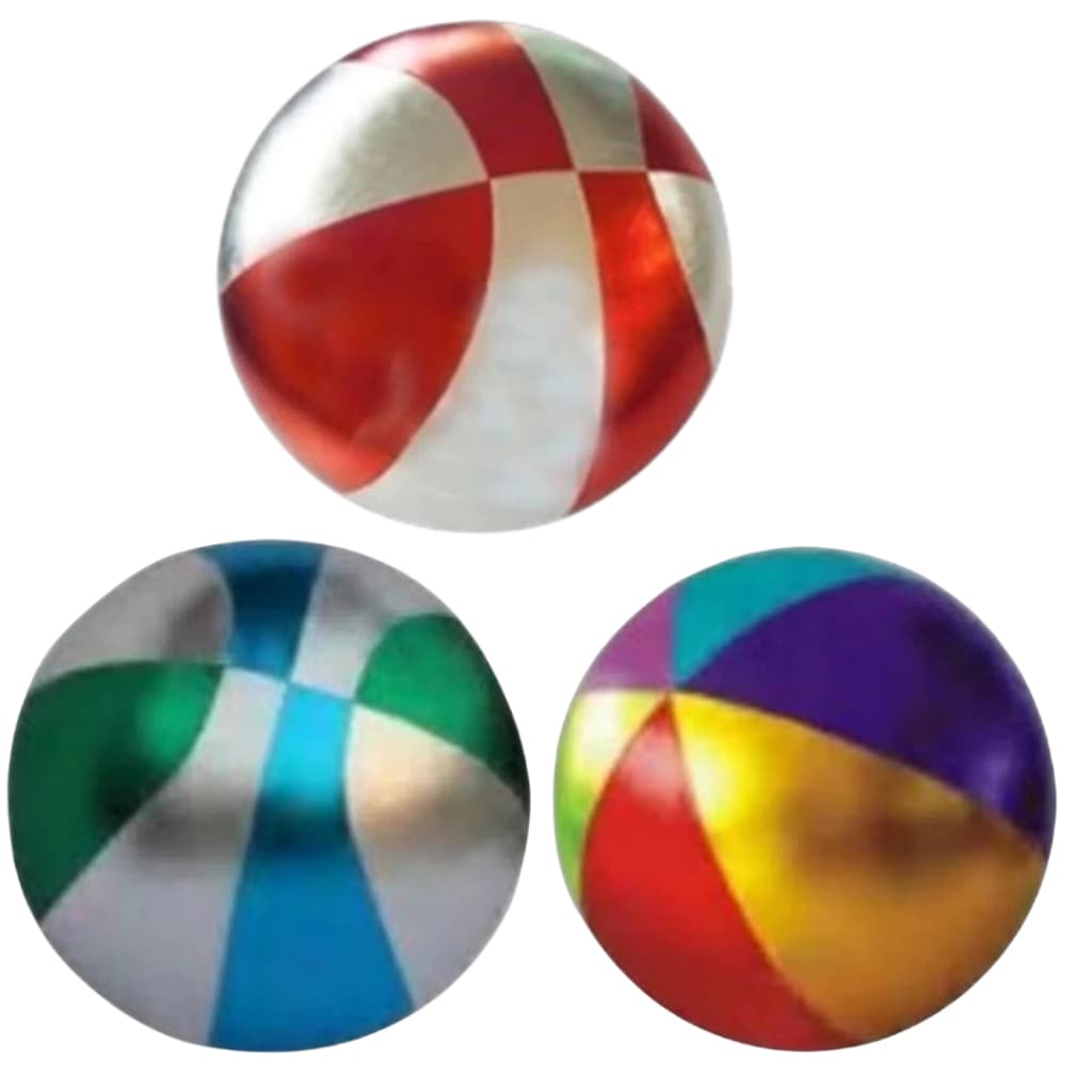 Bola Grande Tecido Cores Vibrantes Divertido Diametro 50cm