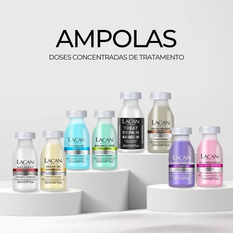 Lacan Ampolas de Tratamento 20ml