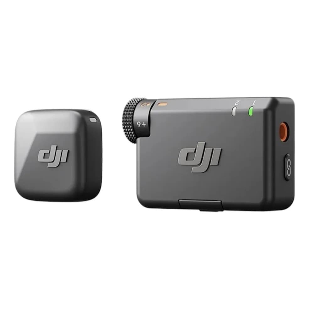 Microfone Dji Mic (1 Tx Microfone + 1 Rx Receptor)- Dji127 Preto