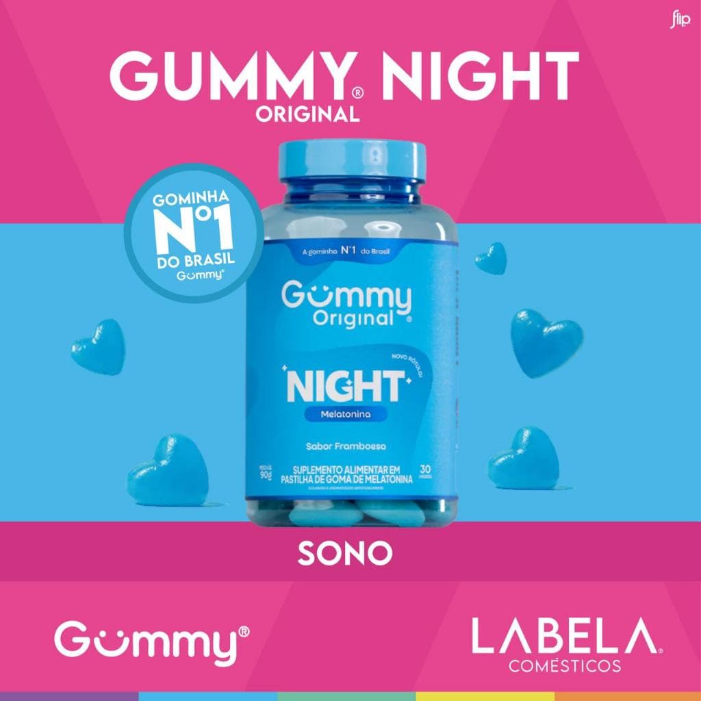 Gummy Melatonina Framboesa 😴 Sono Tranquilo • Relaxamento • Regulação do Sono • Suplemento